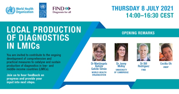 Technical workshop on local production of diagnostics in LMICs